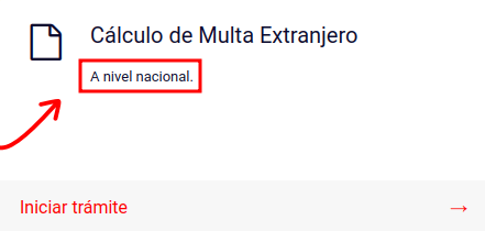 calculo de multa pago de multa extranjeria sanciones migratorias extranjeria chile nivel nacional en todo chile en linea immichile