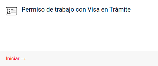 permiso de trabajo con visa en tramite immichile chile extranjeria migraciones en linea