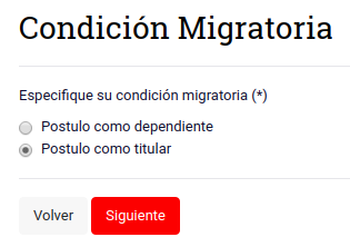 condicion migratoria dependiente titular prorroga visa temporaria mercosur responsabilidad democratica extranjeria chile