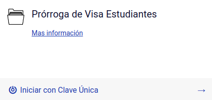 prórroga de visa de estudiante en línea extranjeria chile immichile