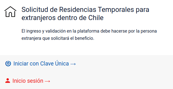 solicitud de prorroga de permiso de residencia temporal chile migraciones immichile