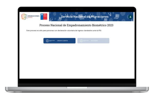 Servicio Nacional de Migraciones lanza sitio web para el registro de personas extranjeras que cumplan los requisitos del proceso de Empadronamiento Biométrico migraciones immichile